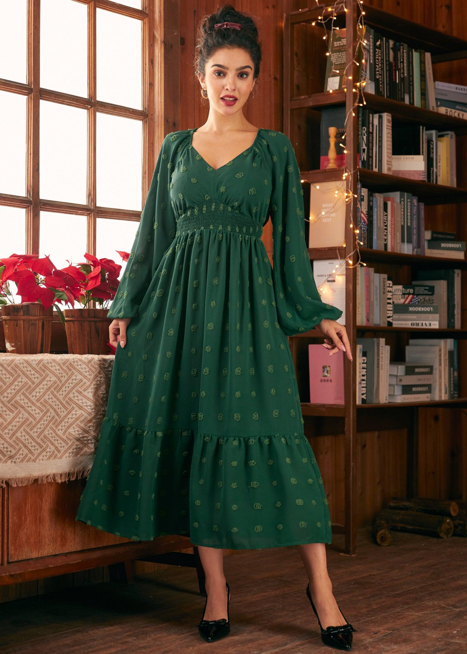 ModCloth Romantic Reverie Ruffle Hem Dress by MODCLOTH