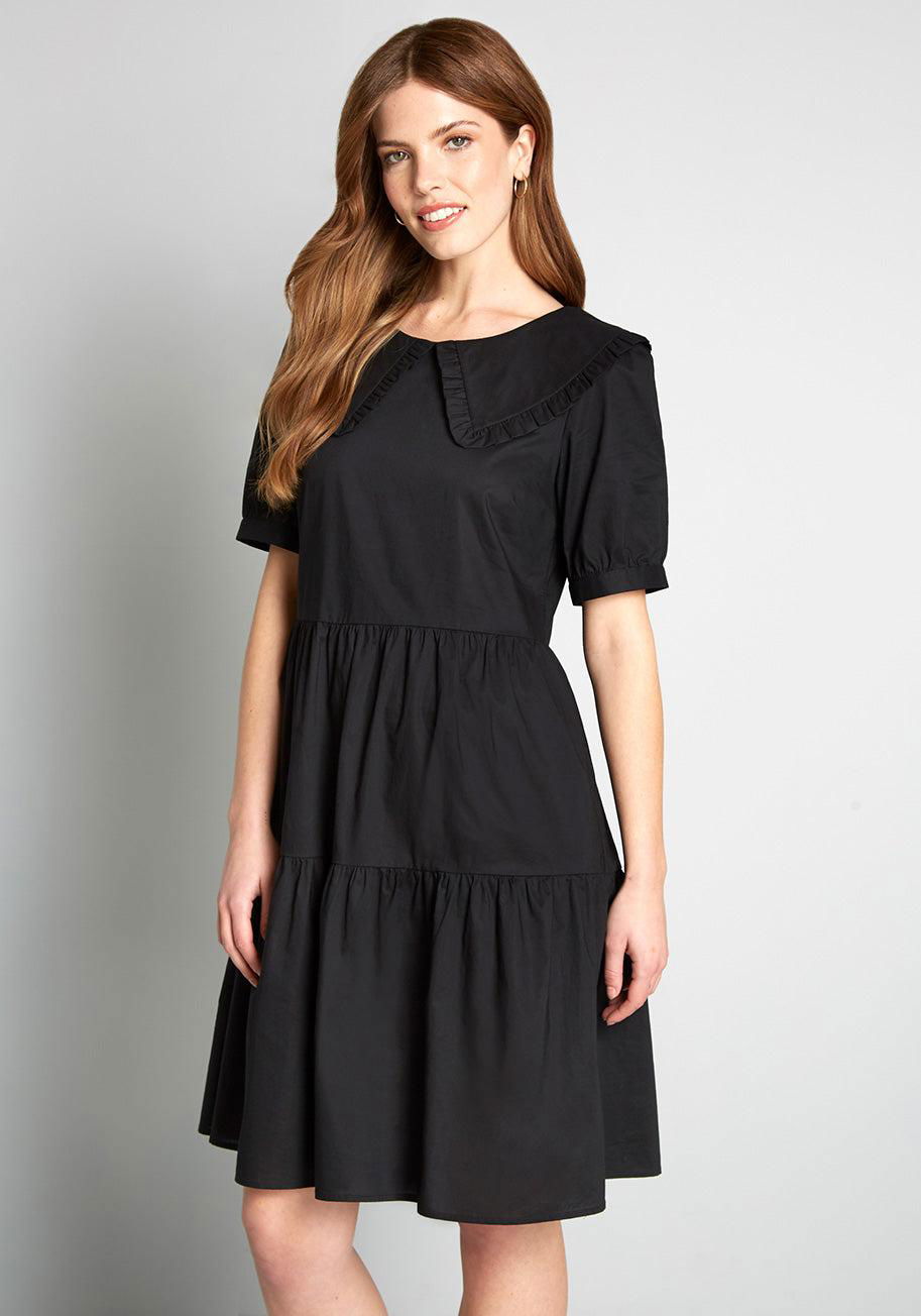 ModCloth The Frill Of Youth Tiered Babydoll Dress by MODCLOTH