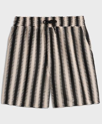 Men's Relaxed-Fit Crochet Knit Shorts by MODE OF ONE