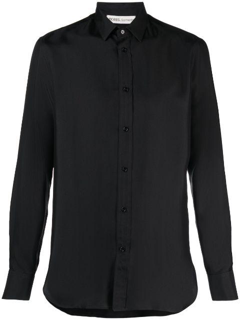 buttoned silk shirt by MODES GARMENTS