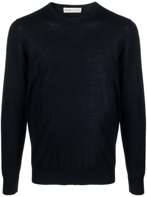 fine-knit merino wool jumper by MODES GARMENTS
