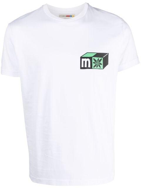 graphic-print cotton T-shirt by MODES GARMENTS