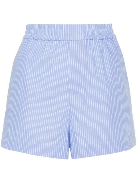 striped cotton shorts by MODES GARMENTS