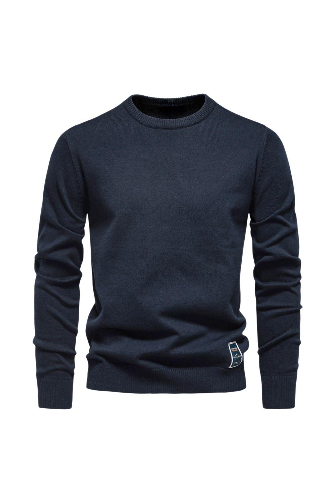 Basic Crewneck Sweater Jumper by MODISHION