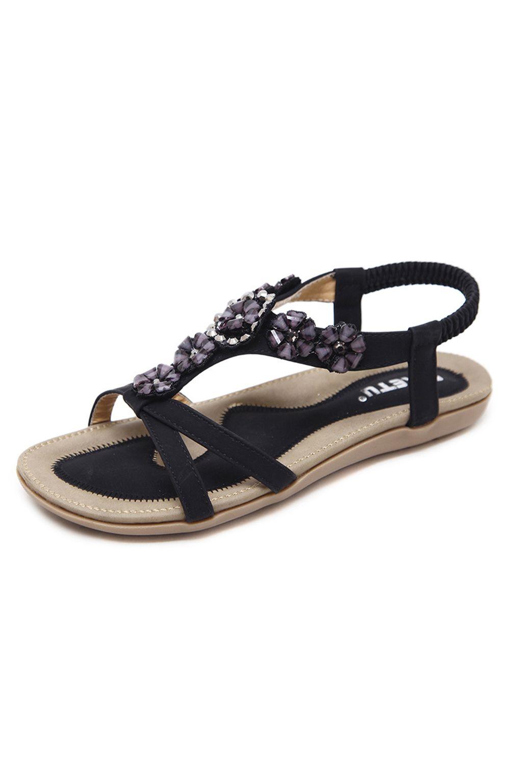 Boho Casual Flat Sandals by MODISHION