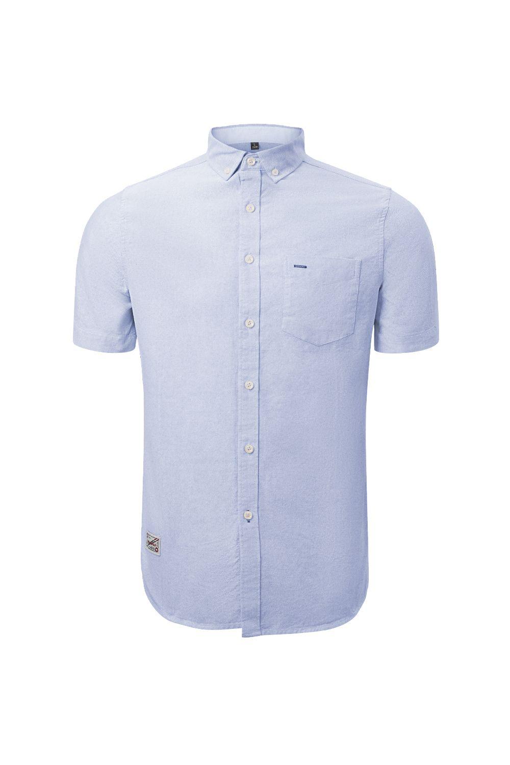 Casual Button-Down Shirt with Chest Pocket by MODISHION