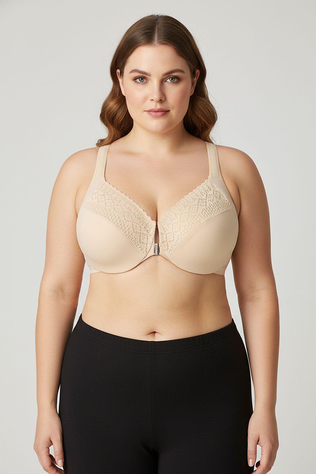 Front Closure Underwired Bra by MODISHION