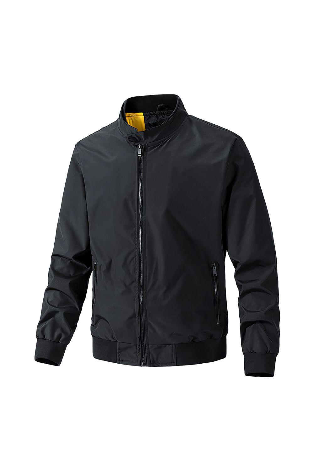 Lightweight Bomber Jacket Casual Varsity Outerwear by MODISHION