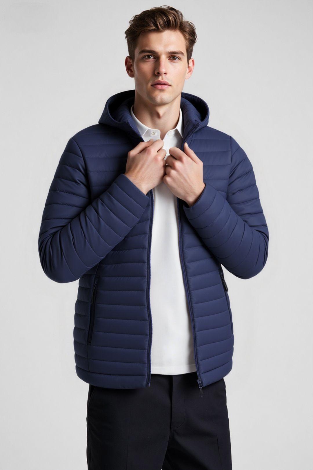 Lightweight Hooded Padded Jacket by MODISHION