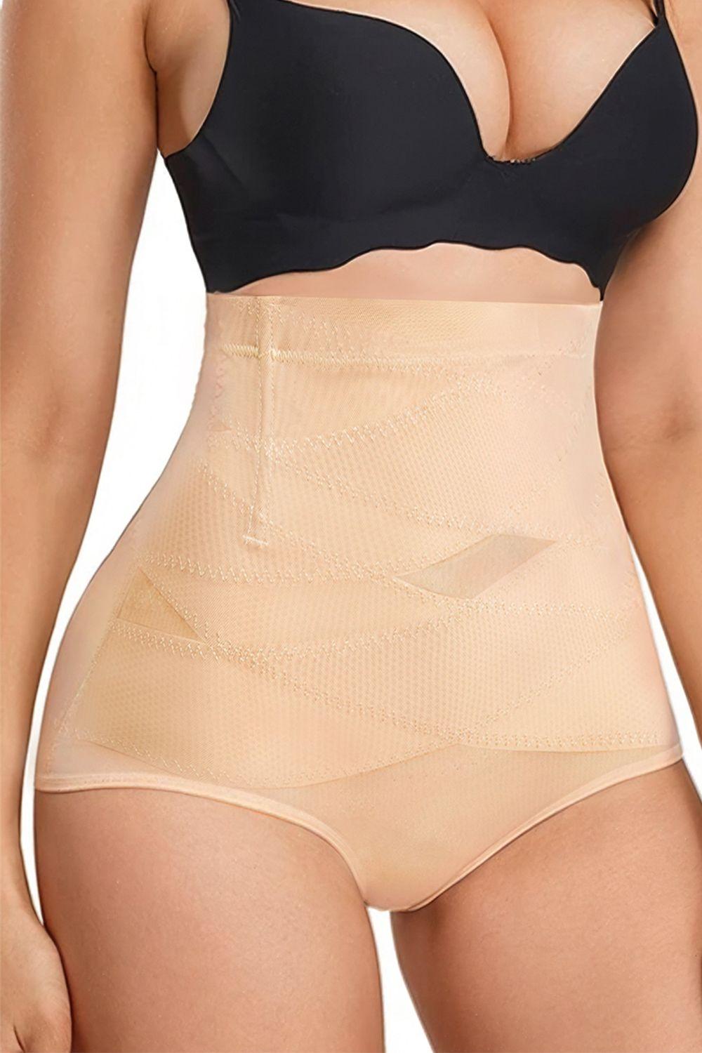 Skin-Friendly Mid-waisted Shapewear Shorts by MODISHION