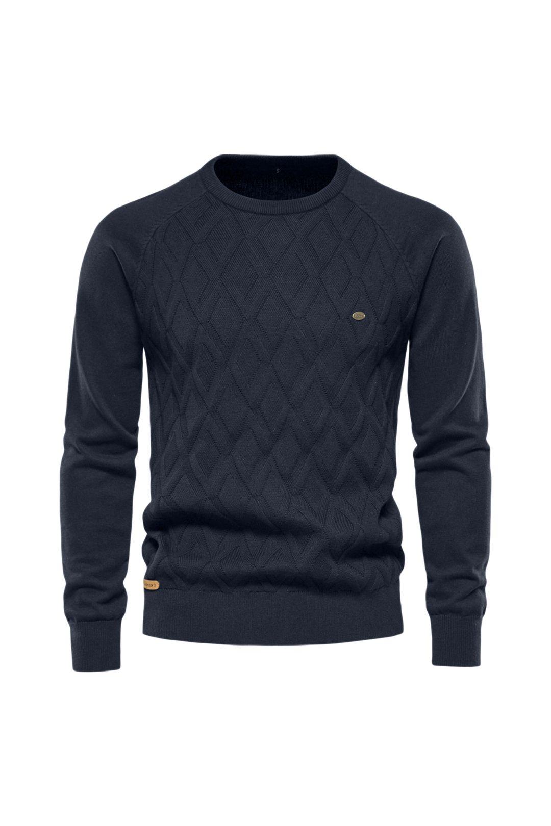 Soft Cotton Cable-Knit Sweater by MODISHION