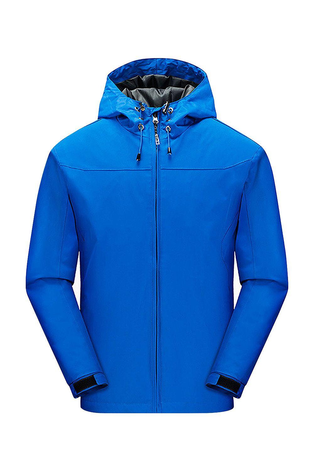 Waterproof Hooded Hardshell Jacket Outerwear by MODISHION