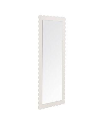 Emmeline Scalloped Rectangle Floor Mirror by MODWAY