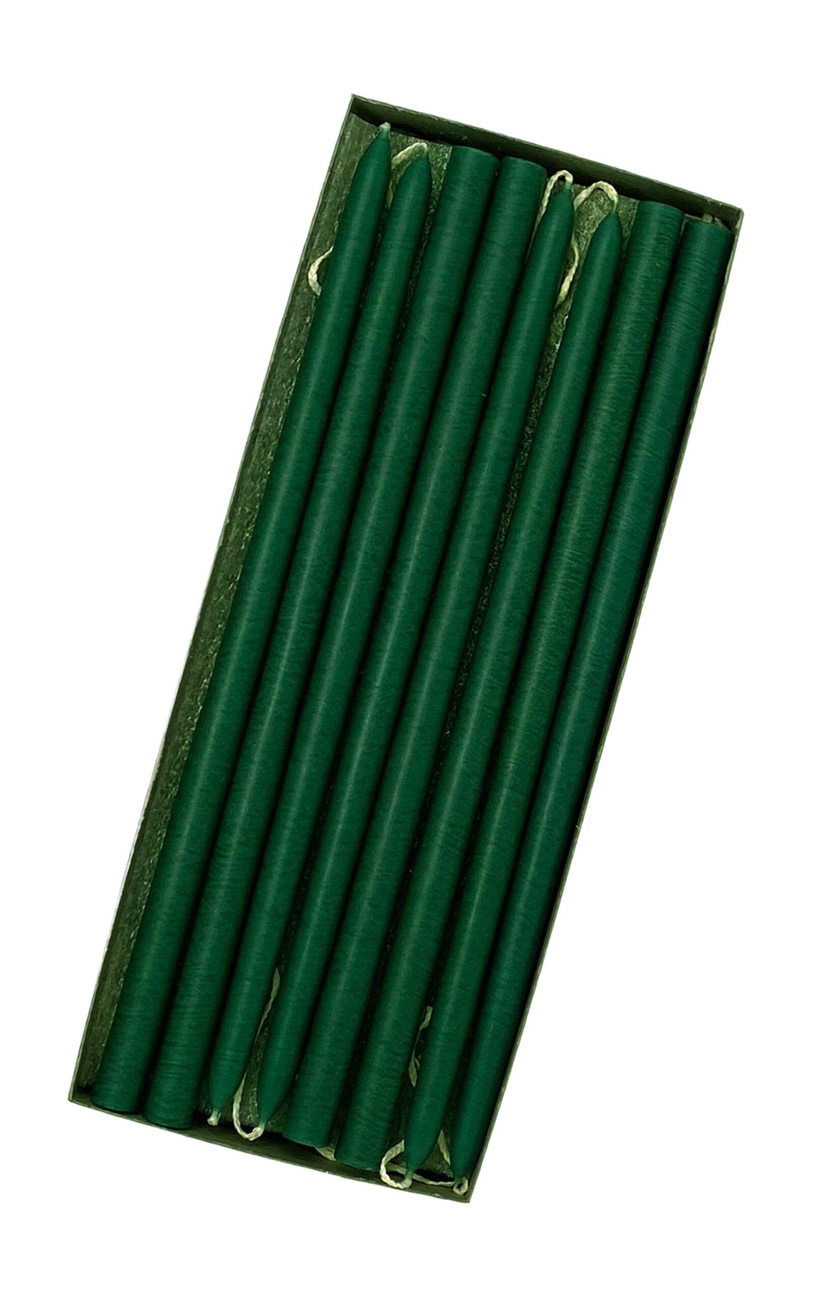 Mole Hollow Candles - Exclusive 10" Tiny Taper Candles - Green - Moda Operandi by MOLE HOLLOW CANDLES