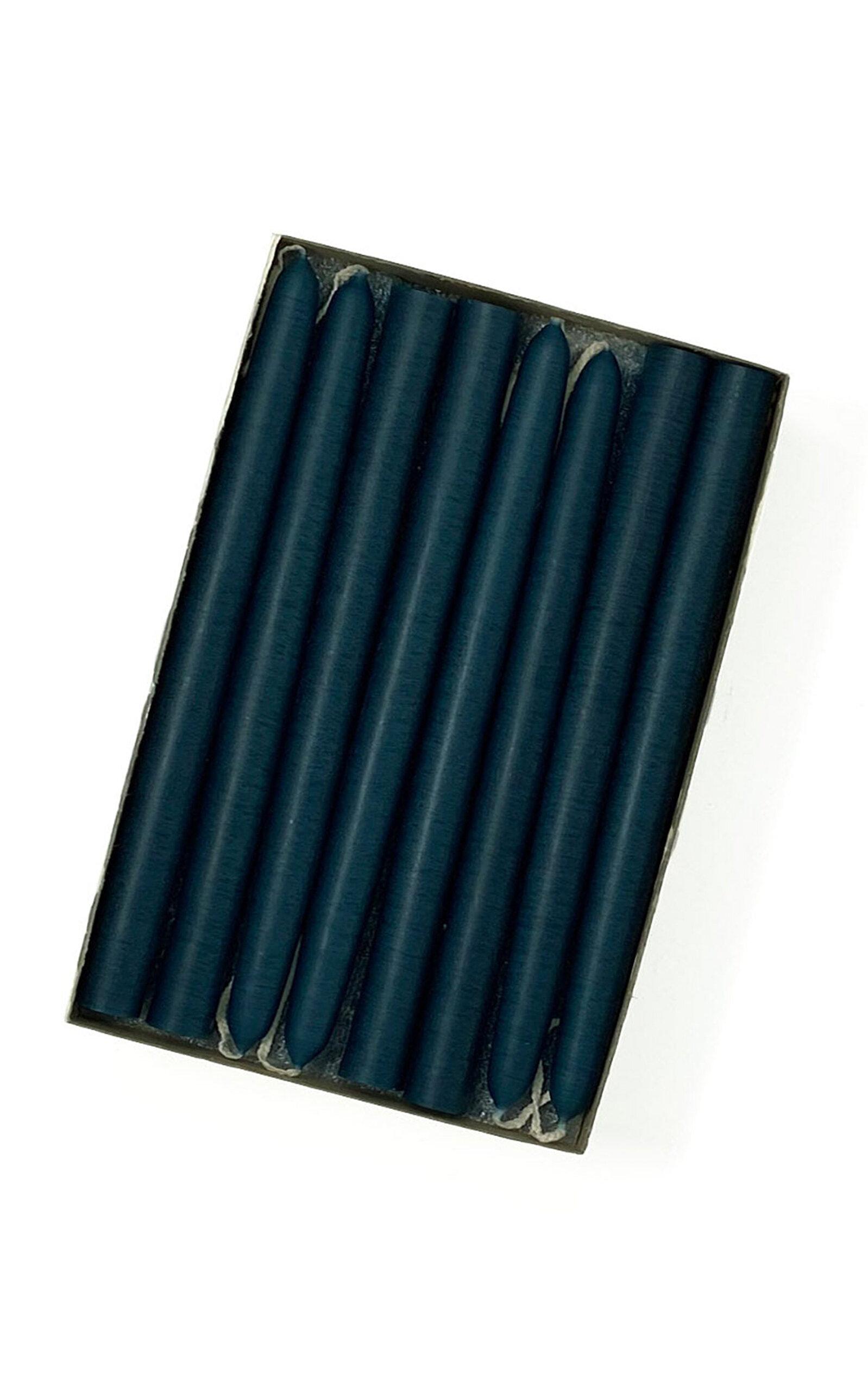 Mole Hollow Candles - Exclusive 6" Tiny Taper Candles - Blue - Moda Operandi by MOLE HOLLOW CANDLES