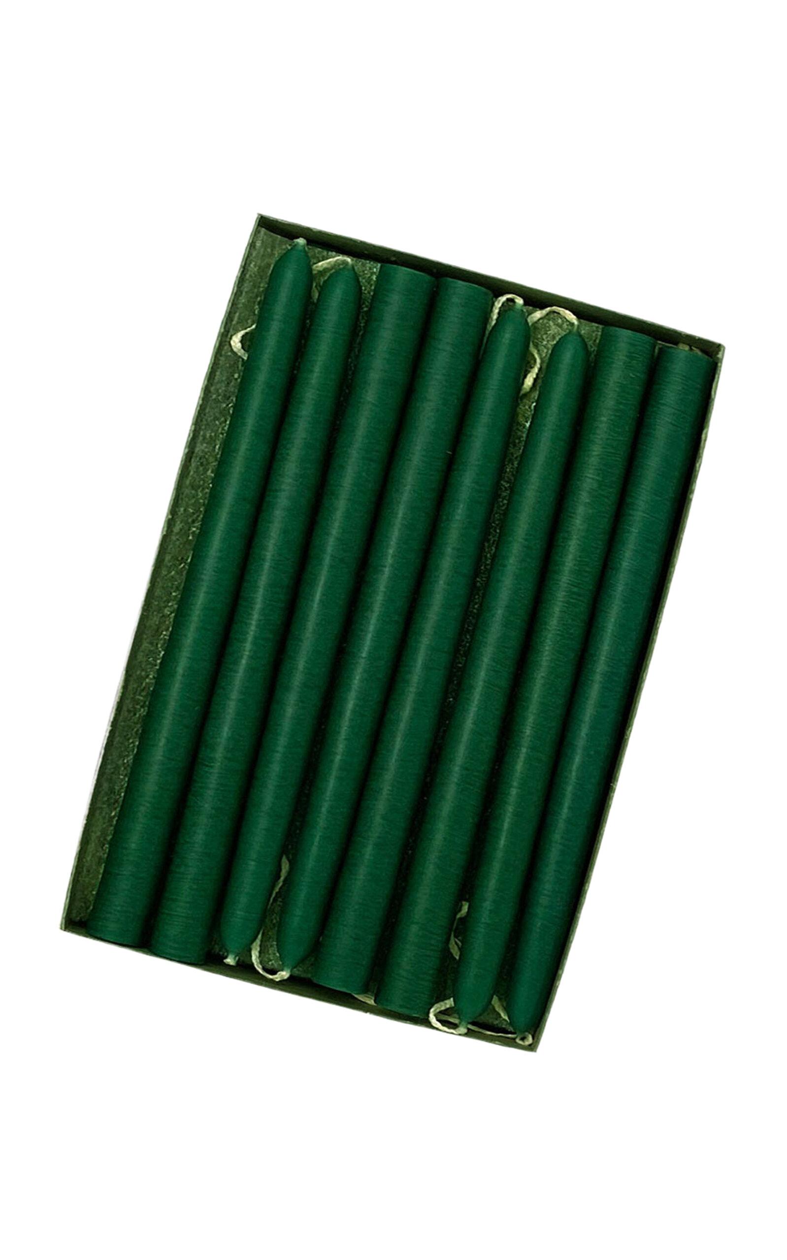 Mole Hollow Candles - Exclusive 6" Tiny Taper Candles - Green - Moda Operandi by MOLE HOLLOW CANDLES