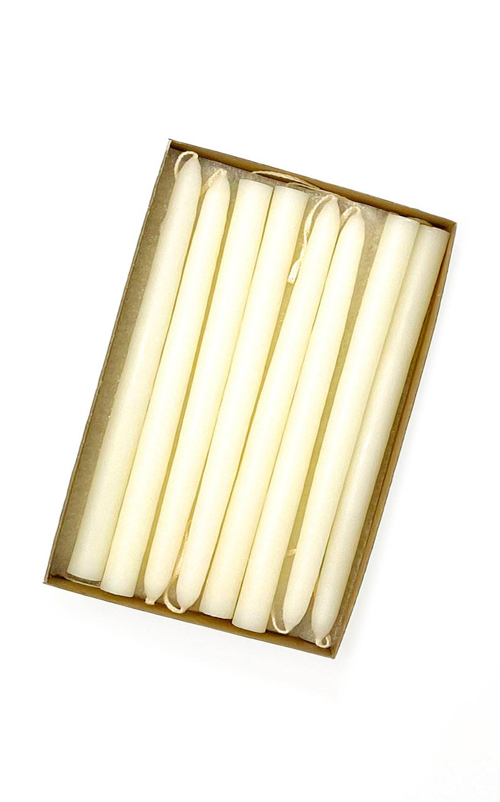 Mole Hollow Candles - Exclusive 6" Tiny Taper Candles - Off-White - Moda Operandi by MOLE HOLLOW CANDLES