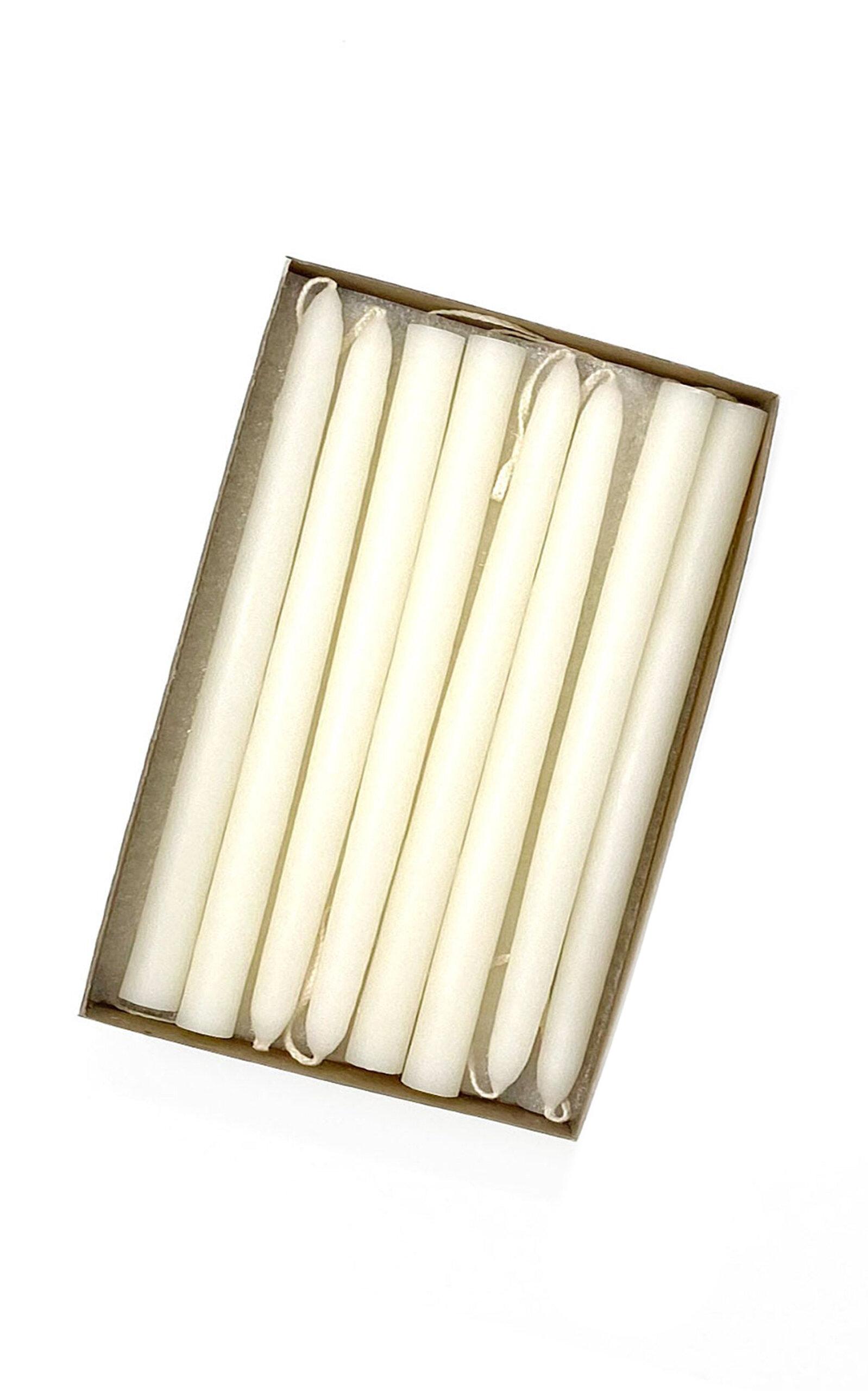 Mole Hollow Candles - Exclusive 6" Tiny Taper Candles - White - Moda Operandi by MOLE HOLLOW CANDLES