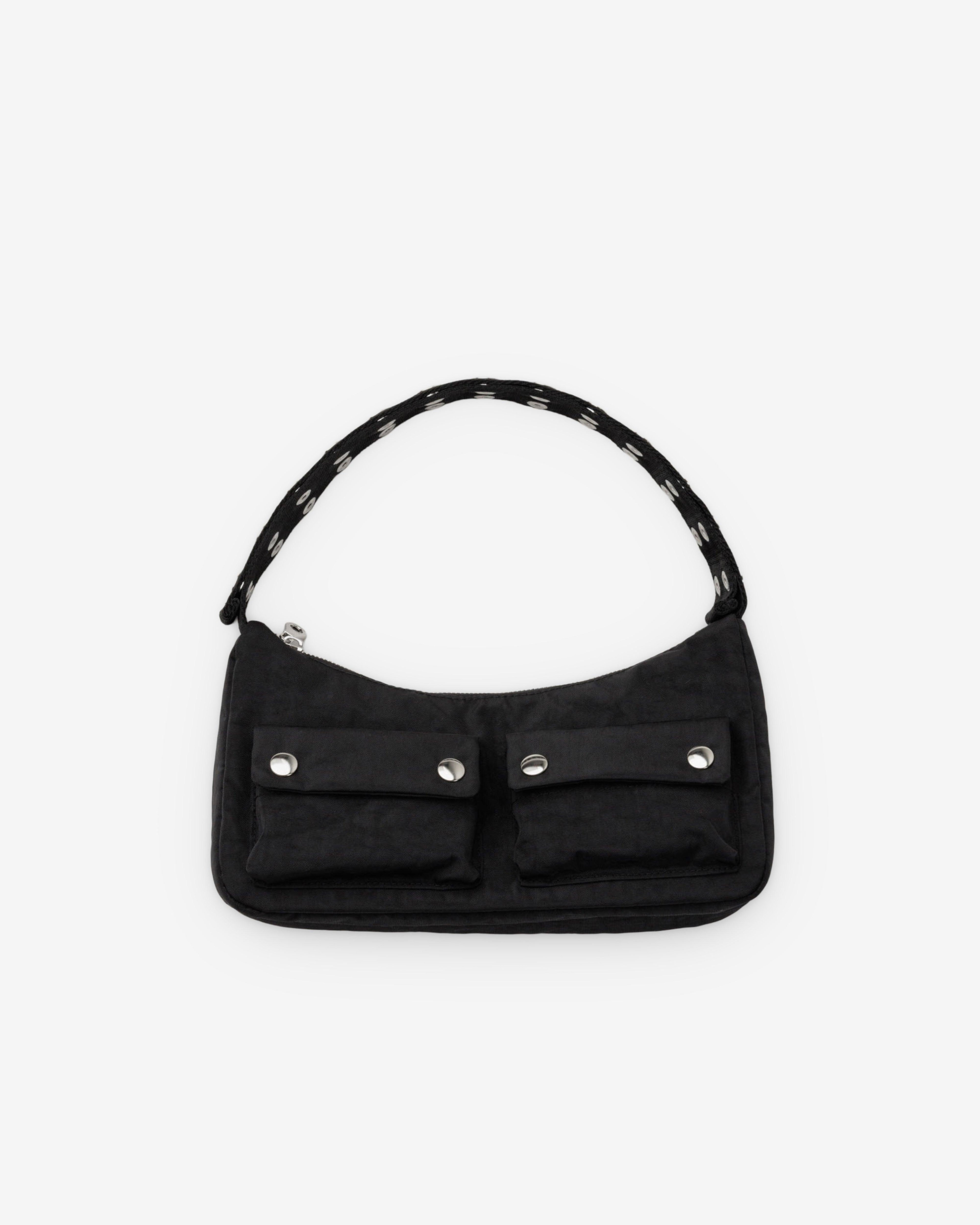 Molly Goddard - Baggu Popper Strap Cargo Bag - (Black) by MOLLY GODDARD