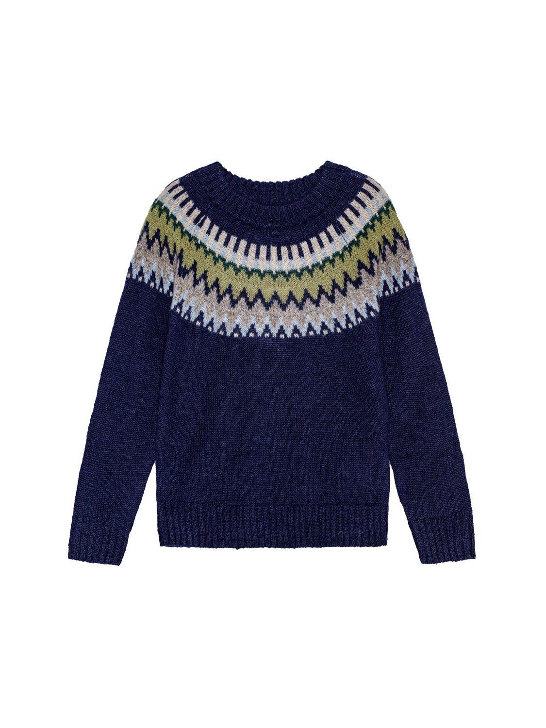 Alpaca Wool Blend Knit Sweater by MOLO