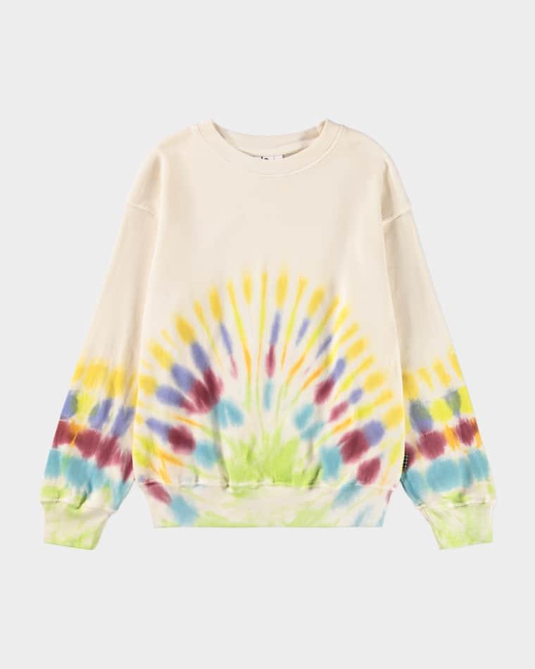 Boy's Memphis Tie-Dye Organic Cotton Sweatshirt, Size 4-6 by MOLO