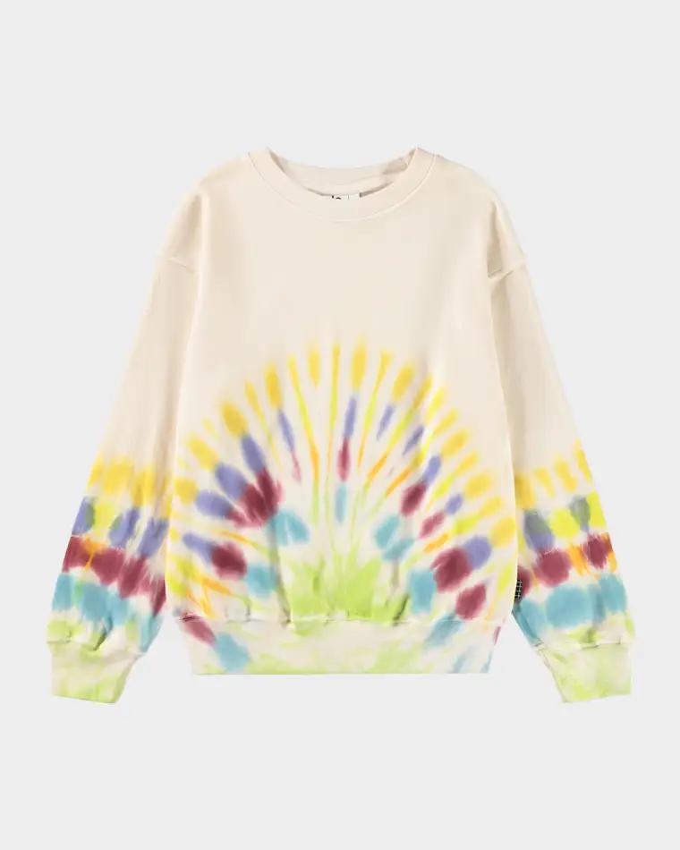 Boy's Memphis Tie-Dye Organic Cotton Sweatshirt, Size 8-10 by MOLO