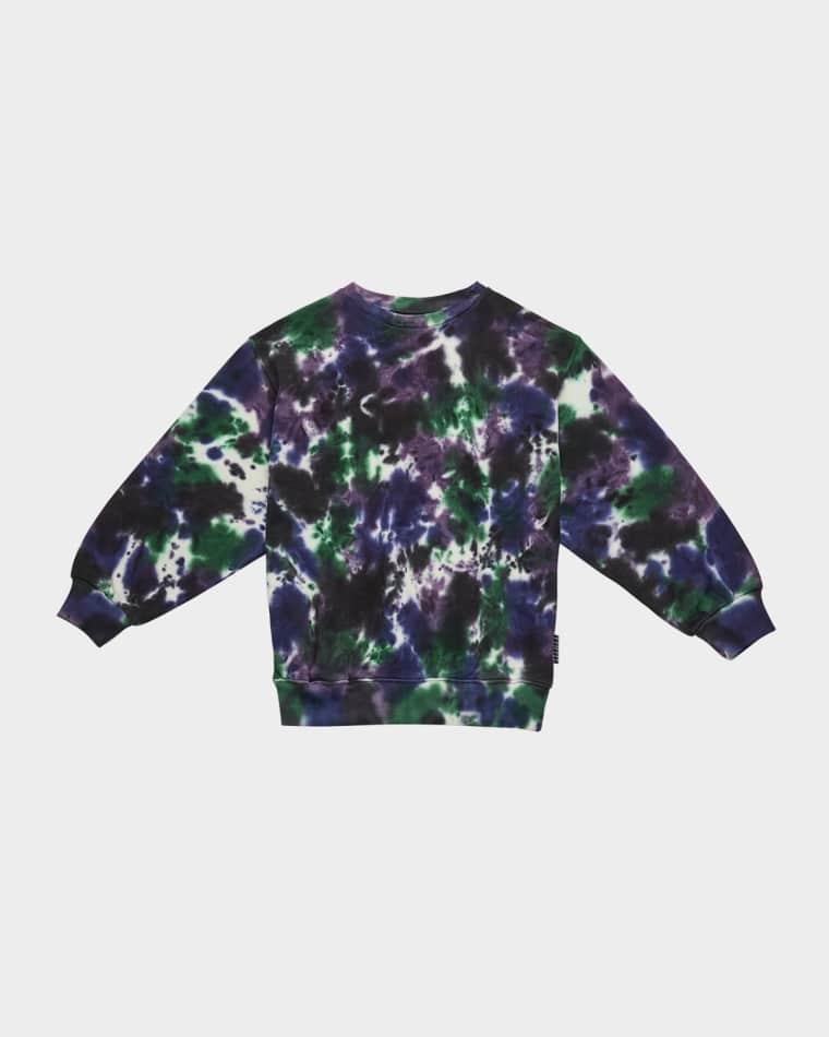Boy's Monti Printed Cotton Sweatshirt, Size 4-6 by MOLO