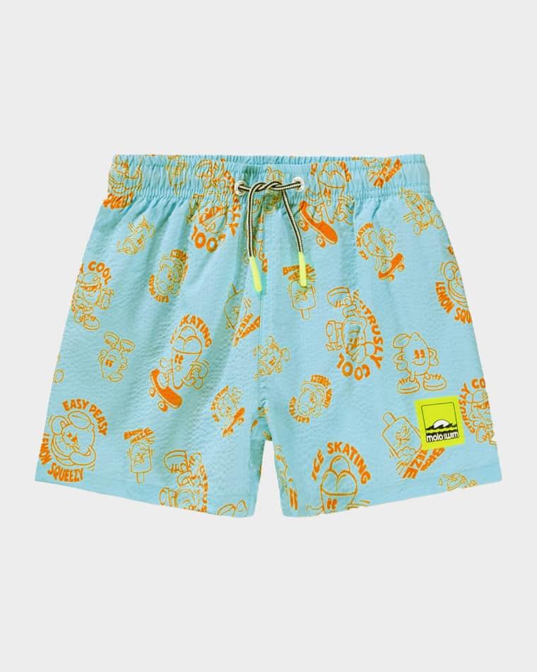Boy's Niko Swim Shorts, Size 7-10 by MOLO