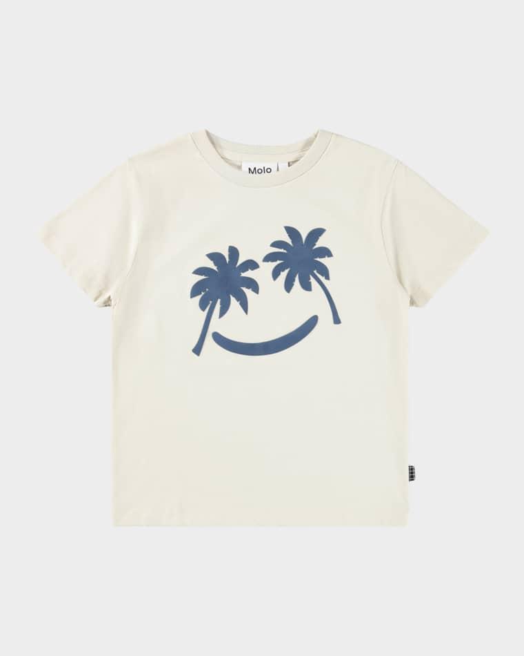 Boy's Rame Printed Organic Cotton T-Shirt, Size 8 by MOLO