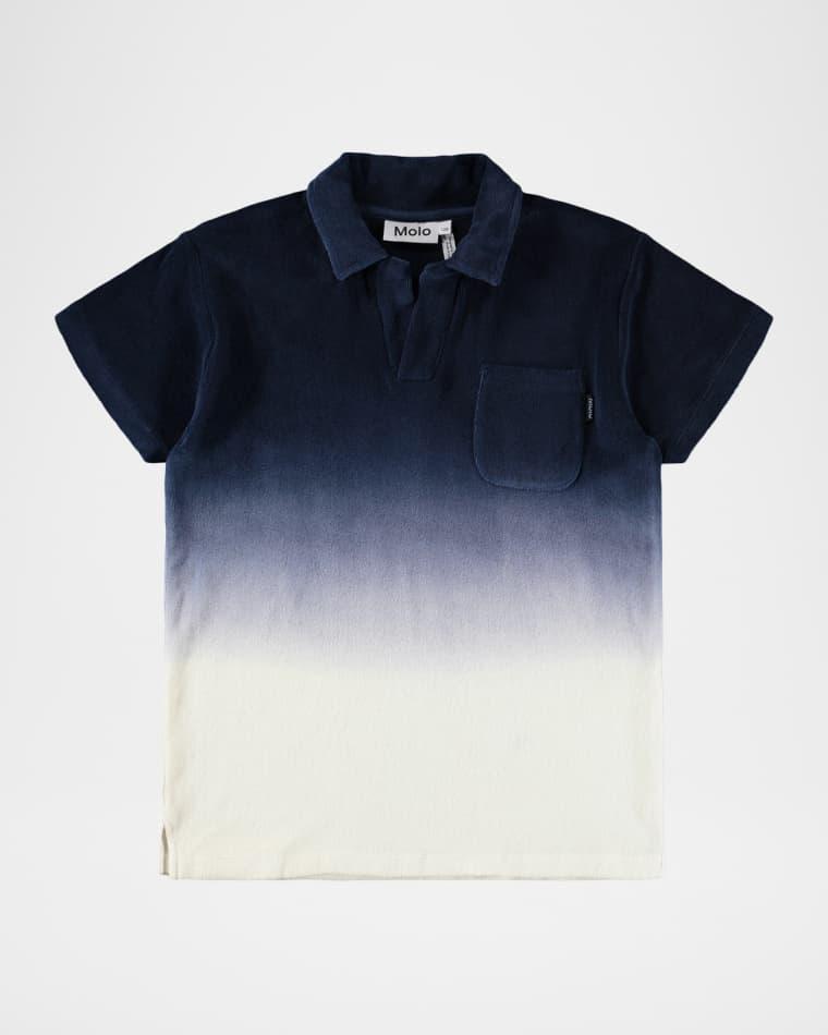 Boy's Randel Cotton Terry Polo Shirt, Size 4-12 by MOLO