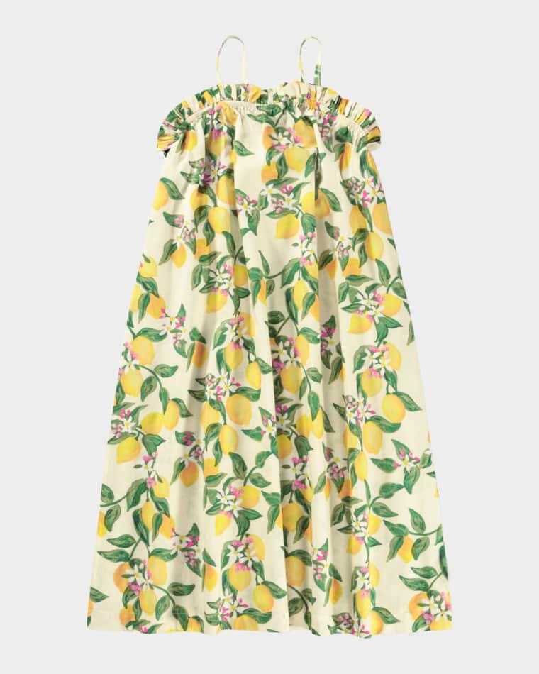 Connie Loose Printed Cotton Dress, Size 3-12 by MOLO