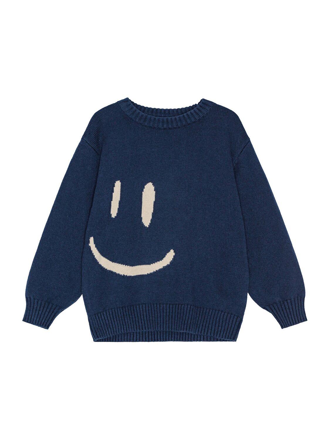 Cotton & Wool Knit Sweater by MOLO