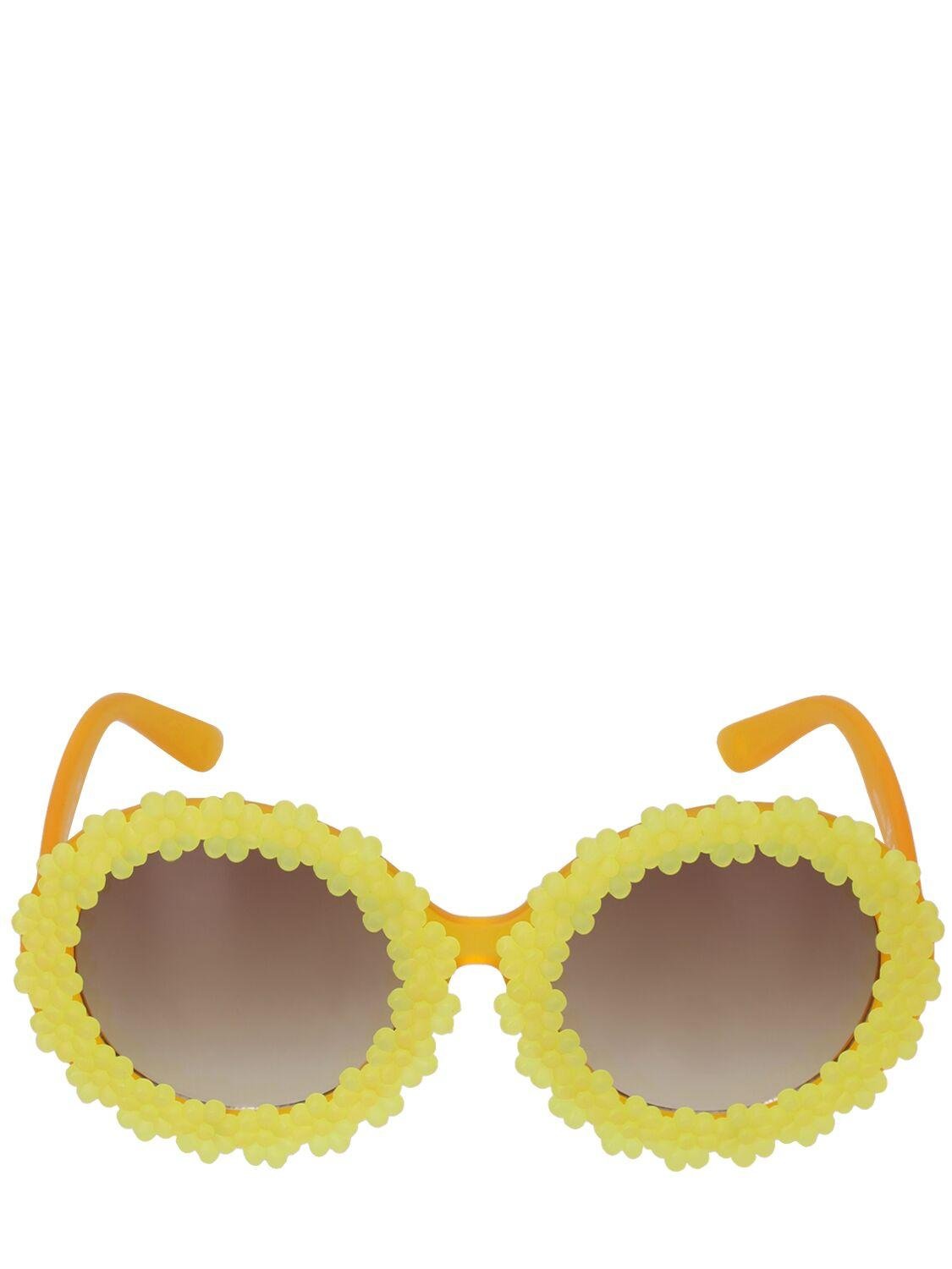 Flower Round Polycarbonate Sunglasses by MOLO