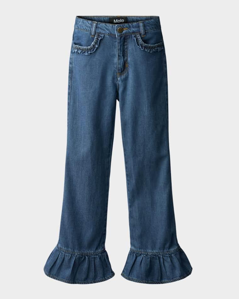 Girl's Amara Ruffle Jeans by MOLO
