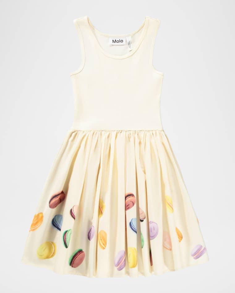 Girl's Cassandra Sleeveless Printed Organic Cotton Dress, Size 7-12 by MOLO