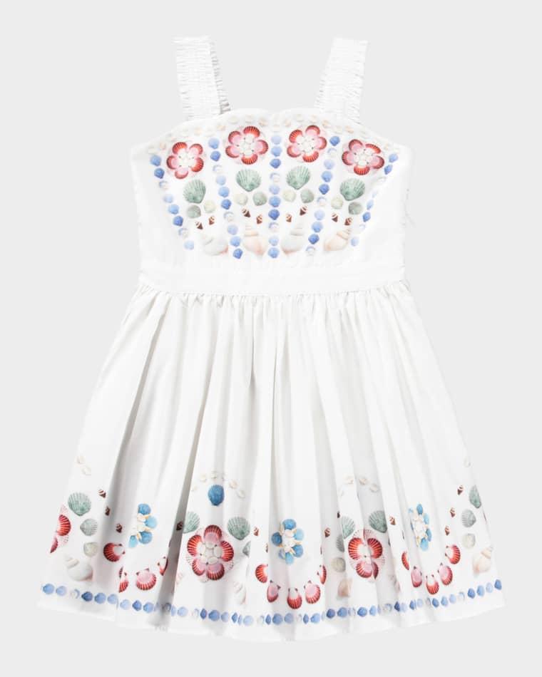 Girl's Chelley Printed Organic Cotton Dress, Size 3-6 by MOLO