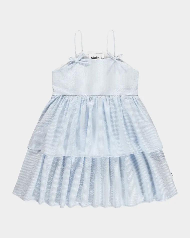 Girl's Chelsea Tiered Seersucker Dress, Size 3-6 by MOLO