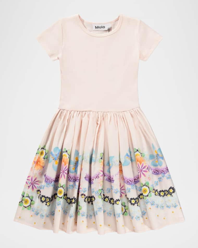 Girl's Cissa Short-Sleeved Fit & Flare Dress, Size 7-12 by MOLO