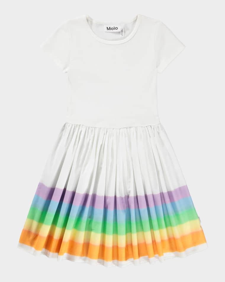 Girl's Cissa Short-Sleeved Organic Cotton Dress, Size 2-6 by MOLO