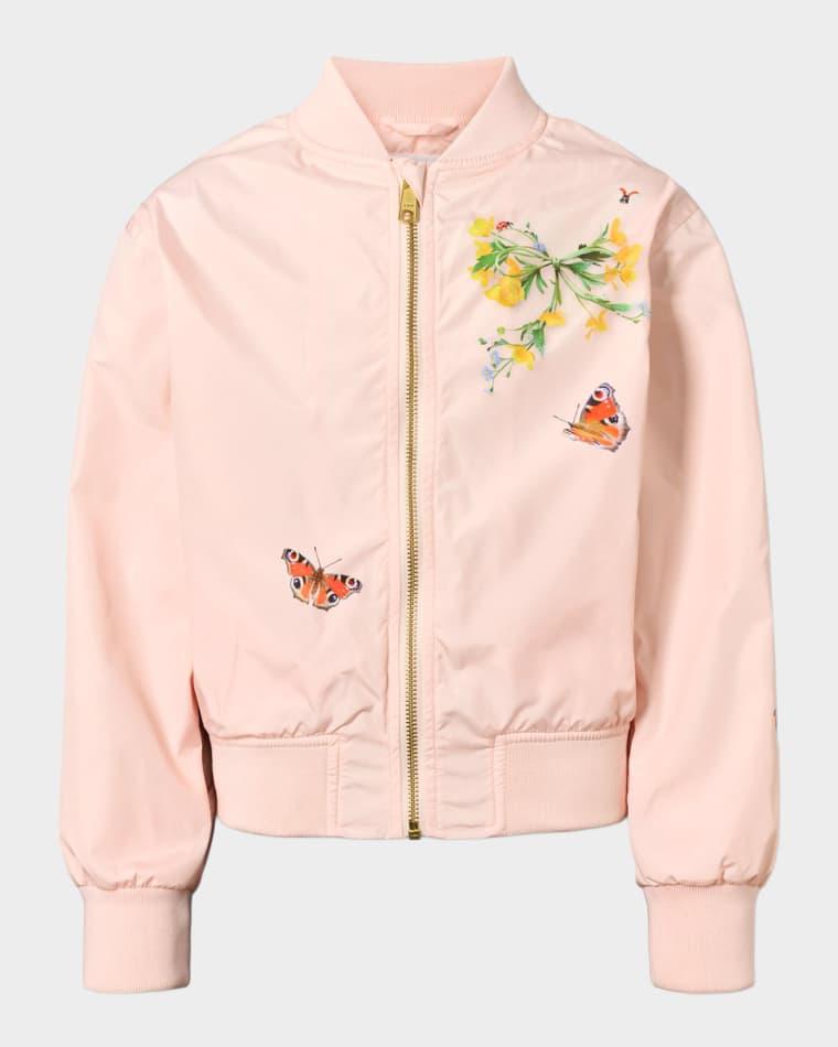 Girl's Haliva Bomber Jacket, Size 4-7 by MOLO