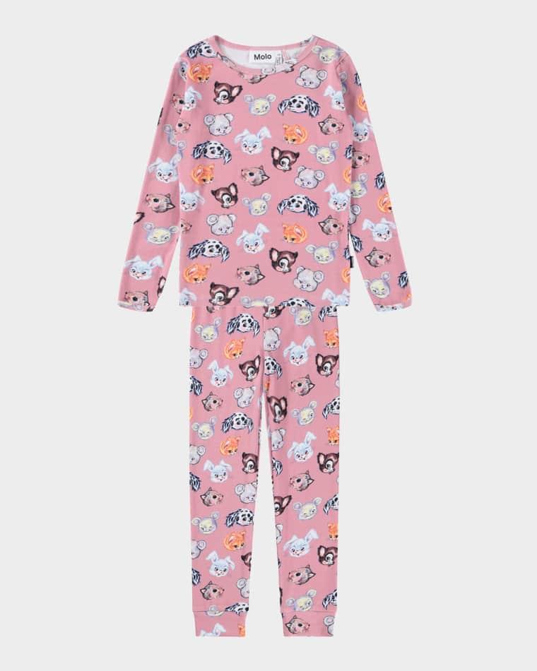 Girl's Lue Pajama Set, Size 8-10 by MOLO