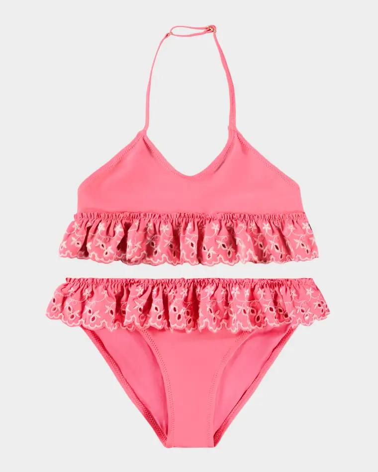 Girl's Nanda Ruffled Two-Piece Swimsuit, Size 2-10 by MOLO