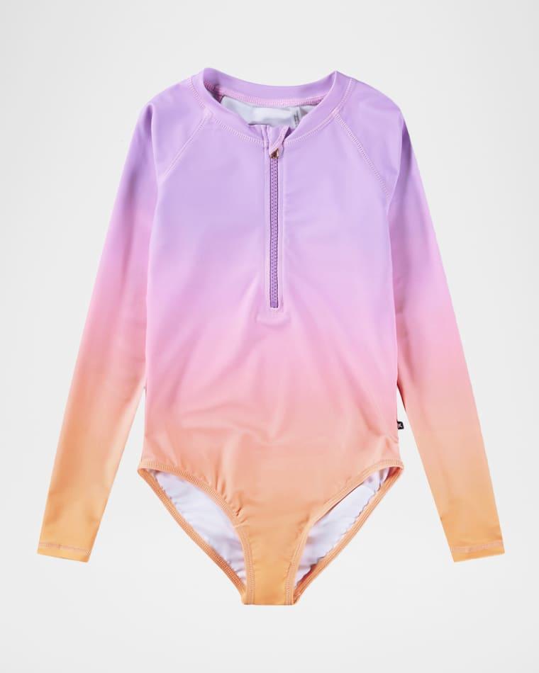 Girl's Necky One-Piece Swimsuit, Size 4-6 by MOLO