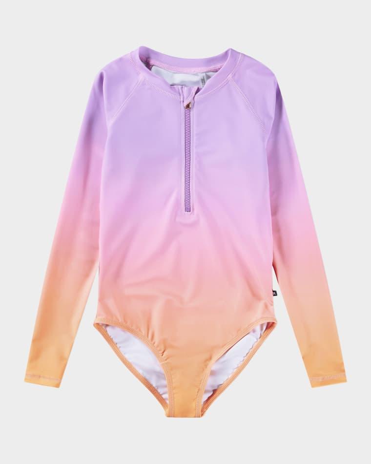 Girl's Necky One-Piece Swimsuit, Size 8-12 by MOLO