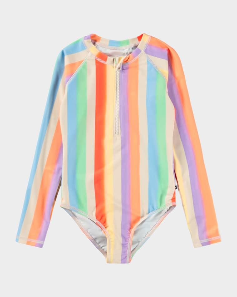 Girl's Necky One-Piece Swimsuit, Size 8-12 by MOLO
