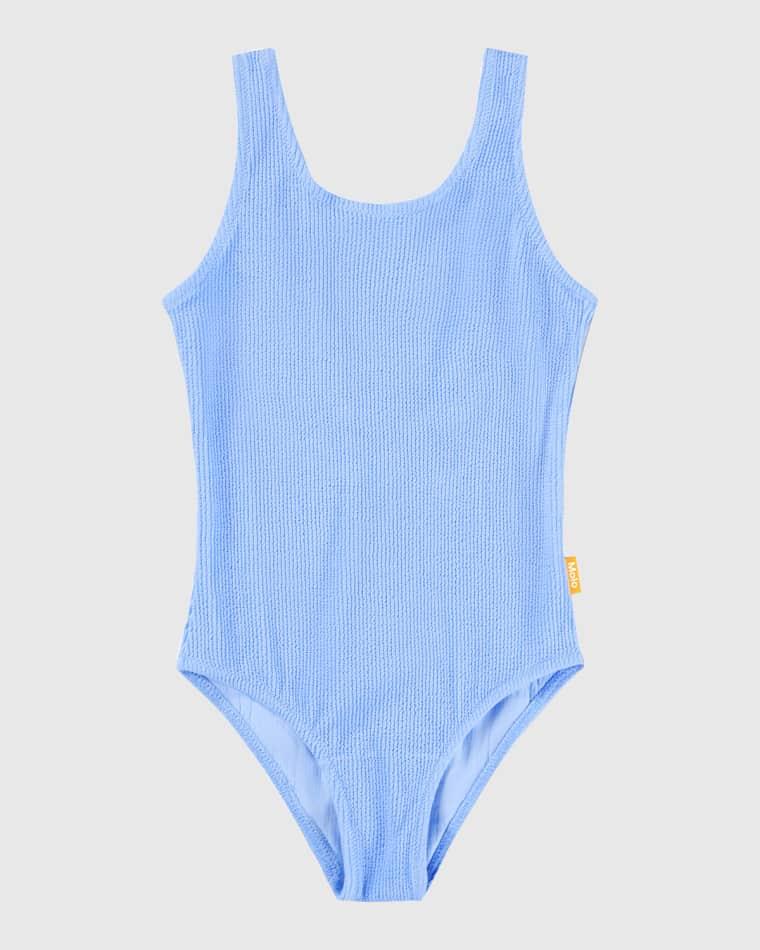 Girl's Nika Crepe One-Piece Swimsuit, Size 5-6 by MOLO