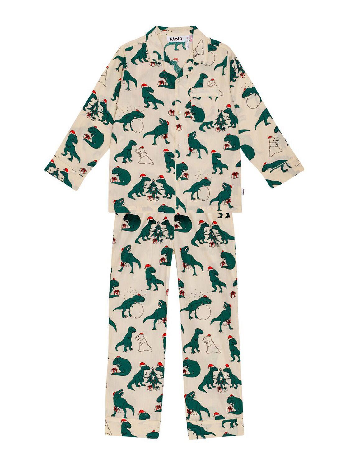 Printed Organic Cotton Jersey Pajama by MOLO