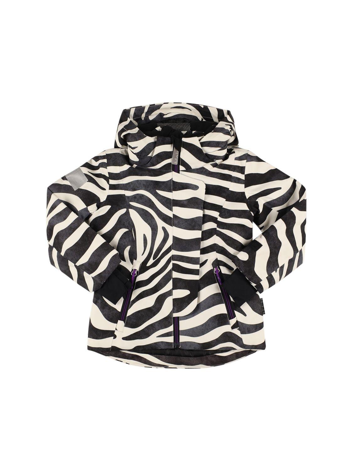 Printed Recycled Nylon Ski Jacket by MOLO