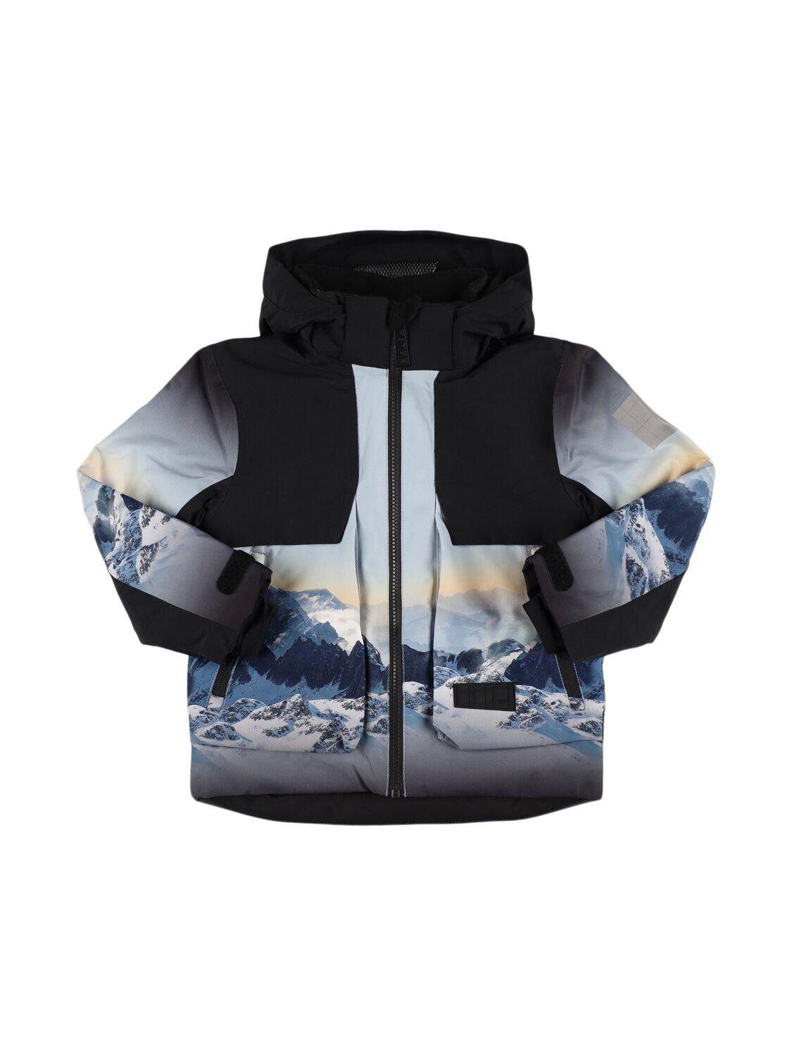 Printed Recycled Nylon Ski Jacket by MOLO