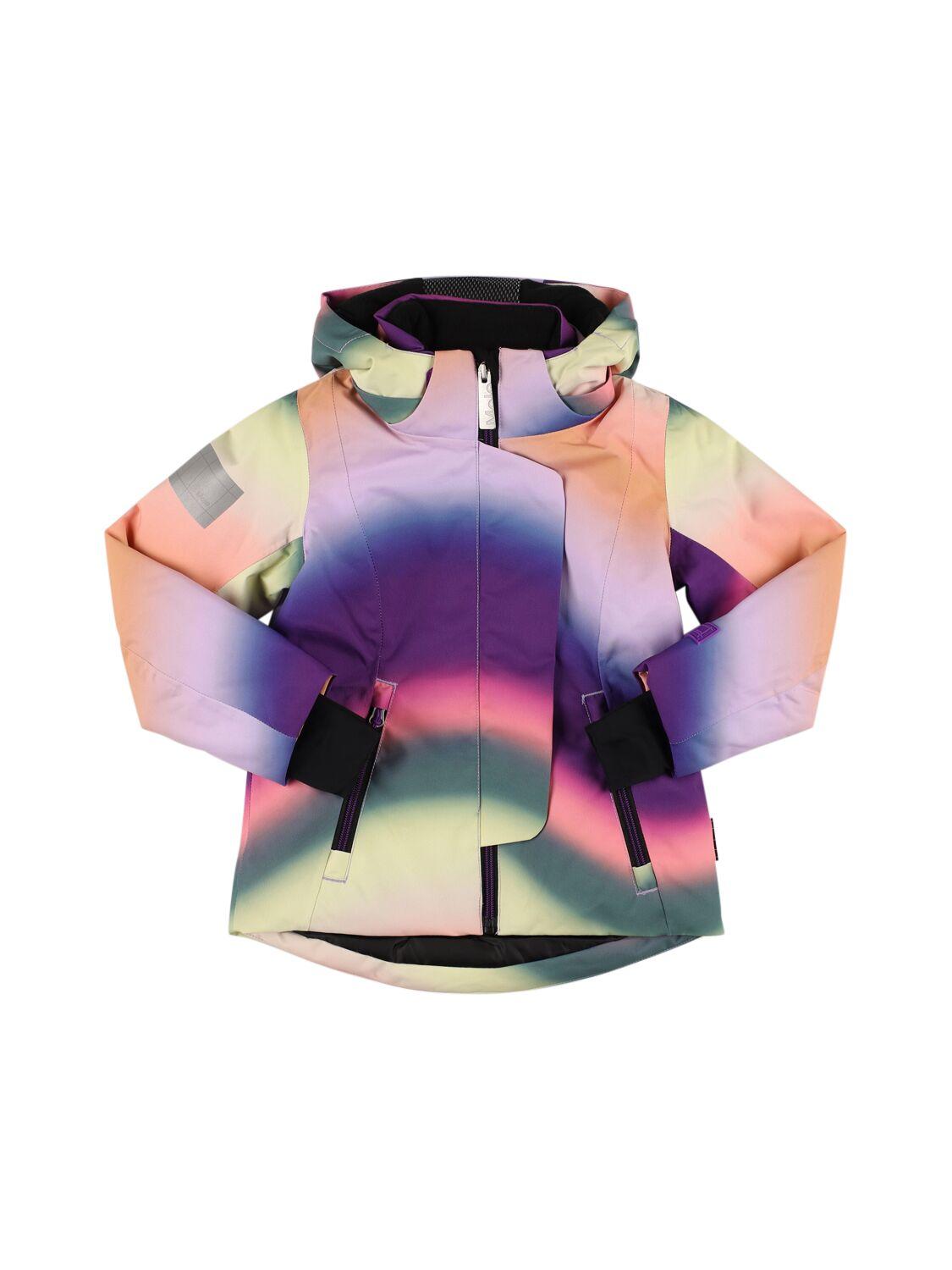 Printed Recycled Nylon Ski Jacket by MOLO